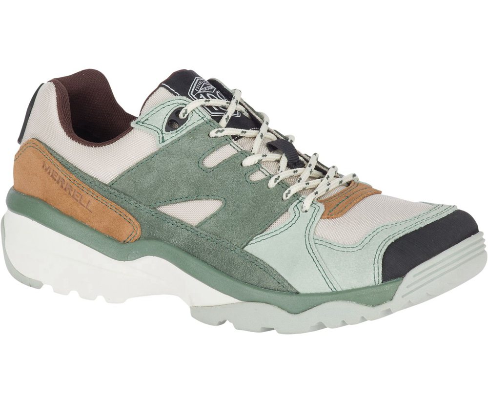 Tenis Senhora - Merrell Boulder Range - Verde Oliva/Branco - SFT109367